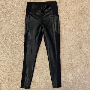 Athleta faux leather leggings!